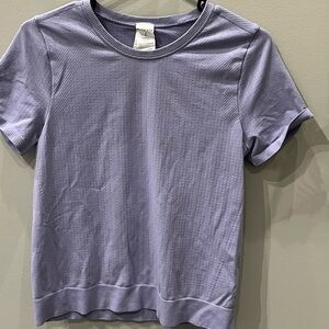 Athleta Light Purple Short Sleeve Tee